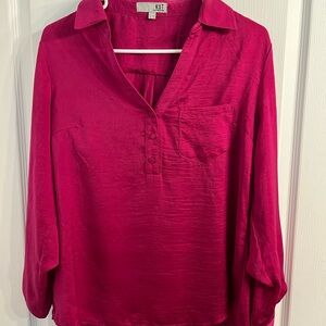 Kut from the Kloth Pink Blouse